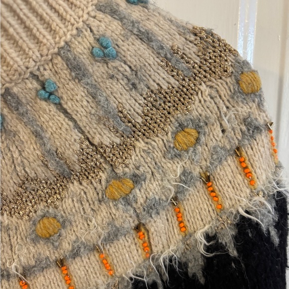 Anthropologie Sleeping On Snow Wool, Alpaca blend size S - Picture 3 of 5